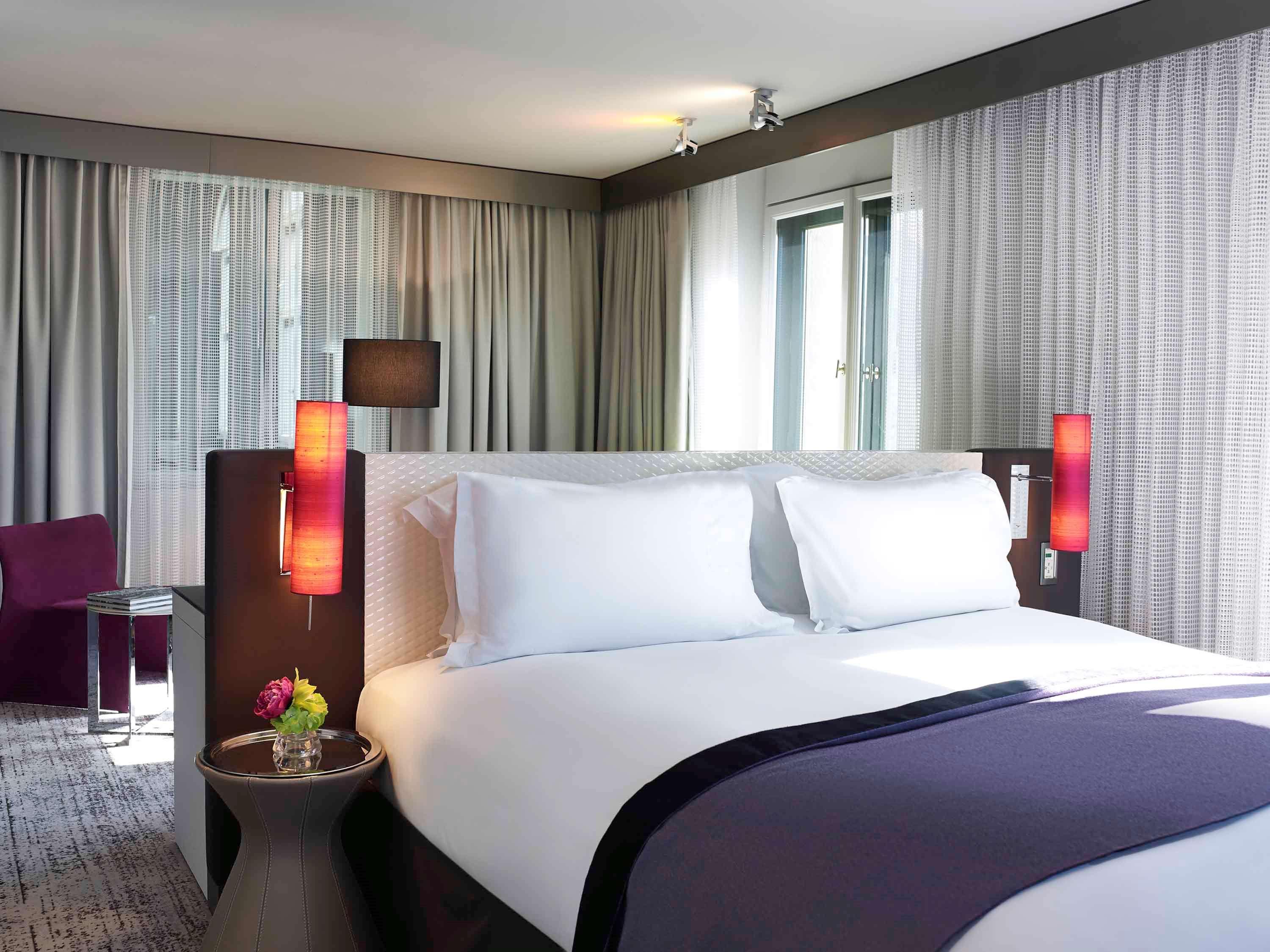 Sofitel Munich Bayerpost Hotel Exterior photo A bedroom at the hotel